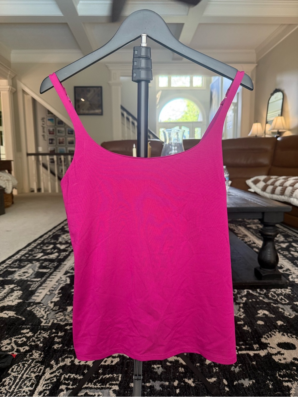 New York & Company Bright Fuchsia Spaghetti Strap Camisole